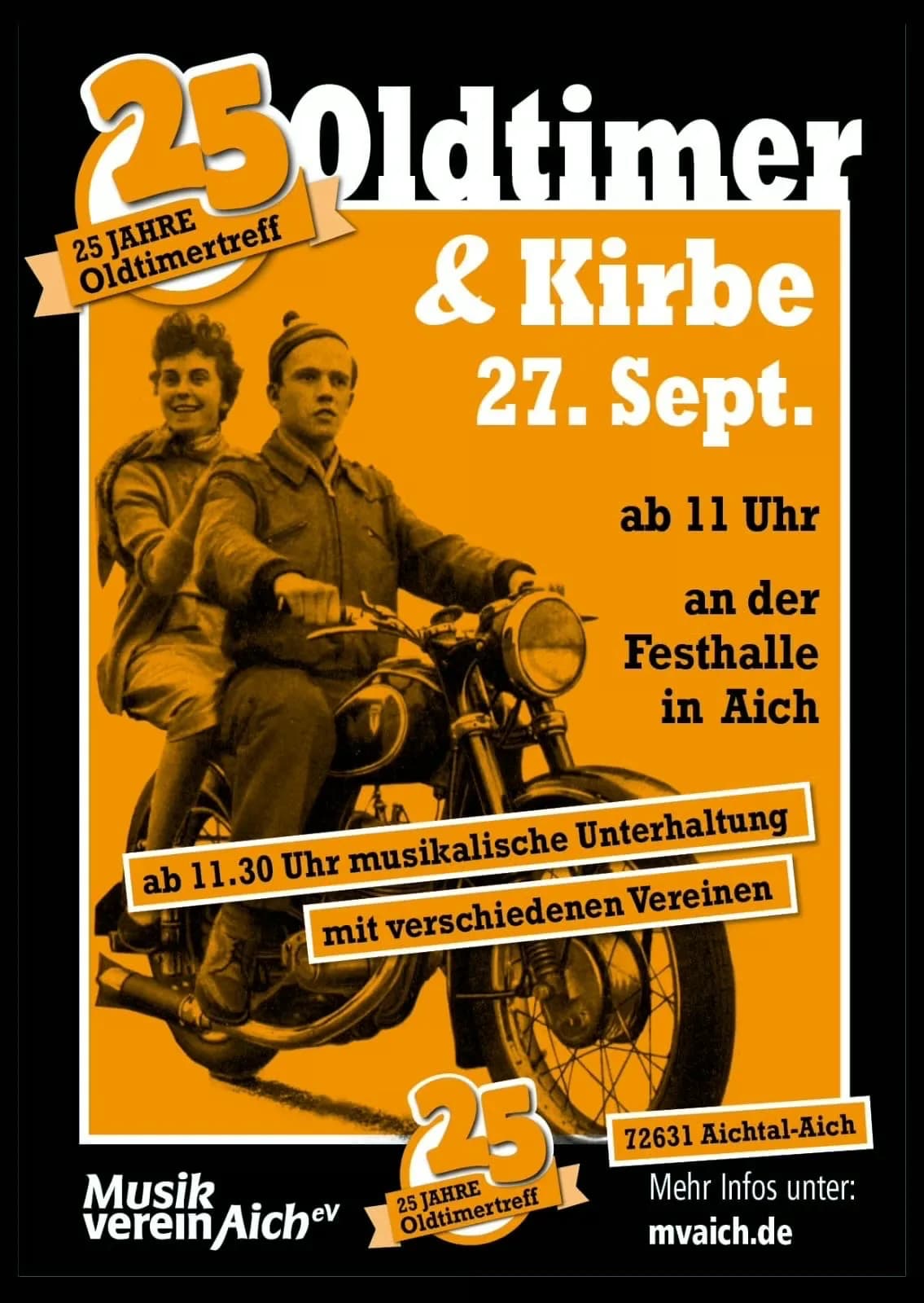 25 Oldtimer & Kirbe – 25 Jahre Oldtimertreff Aich