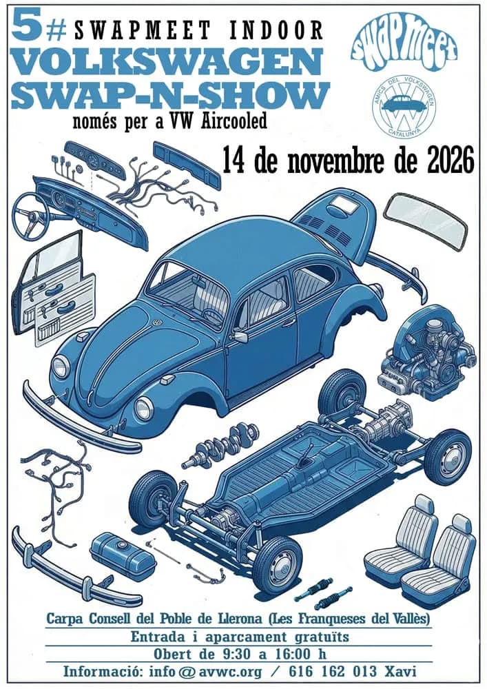 5 Swap Meet VW Aircooled en Llerona