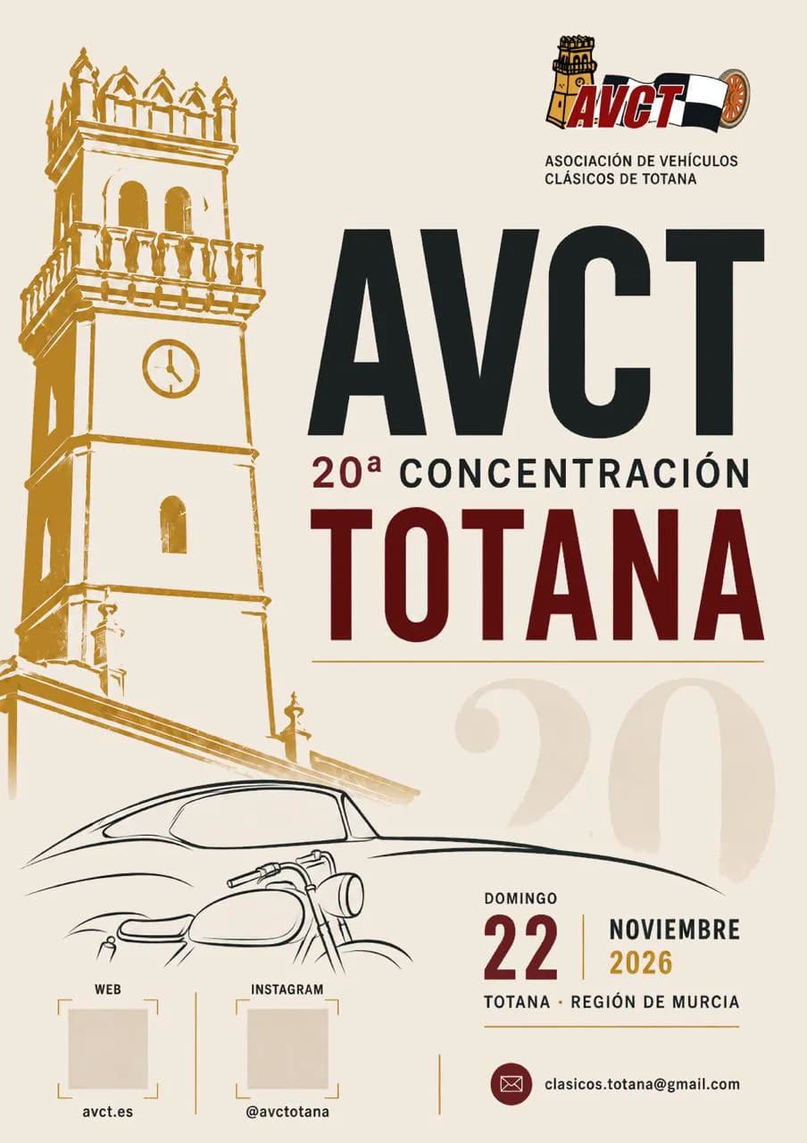 XX Concentración de Vehículos Clásicos Totana