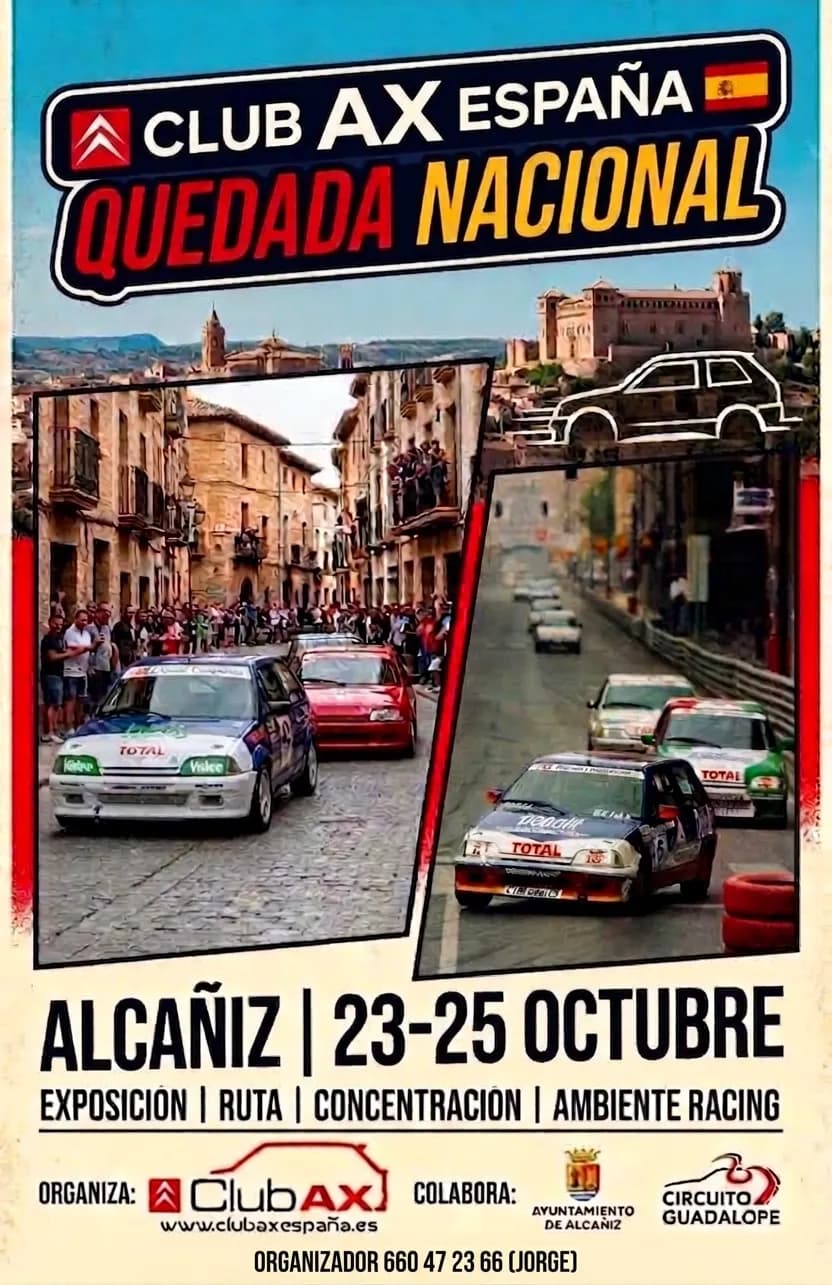 Quedada Nacional Club Ax España en Alcañiz